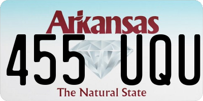 AR license plate 455UQU