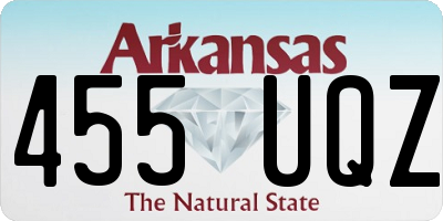 AR license plate 455UQZ