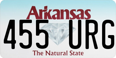 AR license plate 455URG