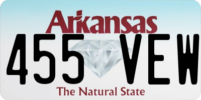 AR license plate 455VEW