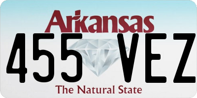 AR license plate 455VEZ
