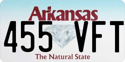 AR license plate 455VFT