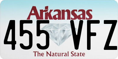 AR license plate 455VFZ