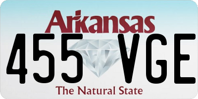 AR license plate 455VGE