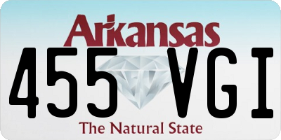 AR license plate 455VGI