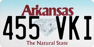 AR license plate 455VKI
