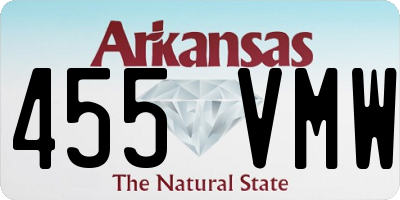 AR license plate 455VMW