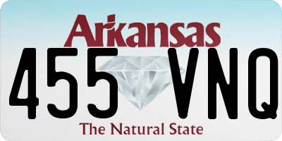 AR license plate 455VNQ