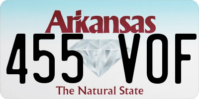 AR license plate 455VOF