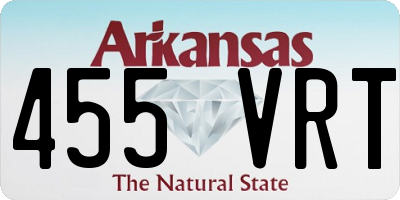 AR license plate 455VRT