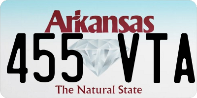 AR license plate 455VTA