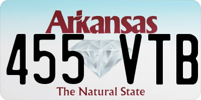 AR license plate 455VTB