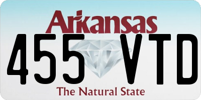 AR license plate 455VTD