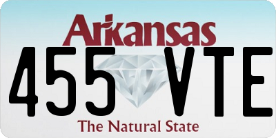 AR license plate 455VTE