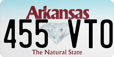 AR license plate 455VTO