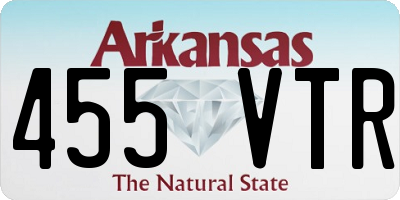 AR license plate 455VTR