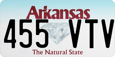 AR license plate 455VTV