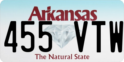 AR license plate 455VTW
