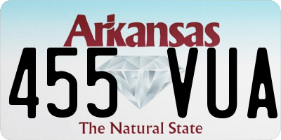 AR license plate 455VUA