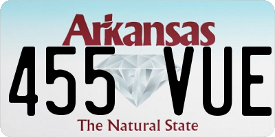 AR license plate 455VUE