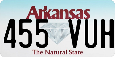 AR license plate 455VUH