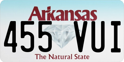 AR license plate 455VUI