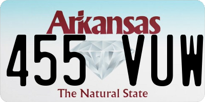 AR license plate 455VUW