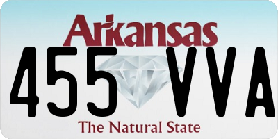 AR license plate 455VVA