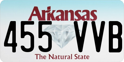 AR license plate 455VVB