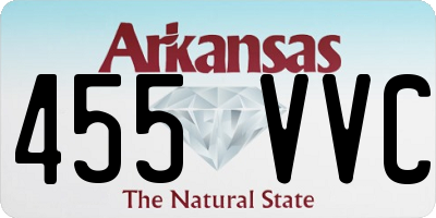 AR license plate 455VVC