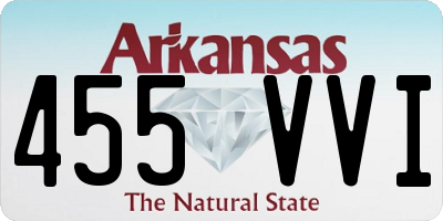 AR license plate 455VVI