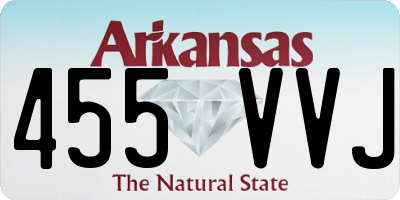 AR license plate 455VVJ