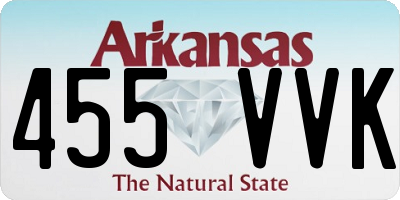 AR license plate 455VVK
