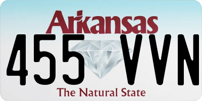 AR license plate 455VVN