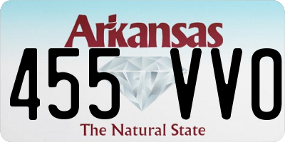 AR license plate 455VVO