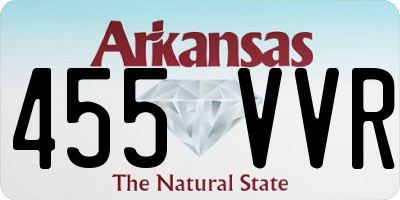 AR license plate 455VVR