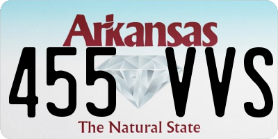 AR license plate 455VVS