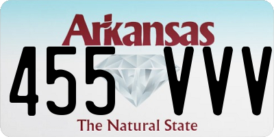 AR license plate 455VVV