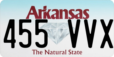AR license plate 455VVX