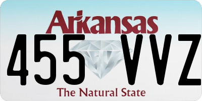 AR license plate 455VVZ