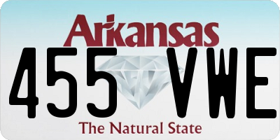 AR license plate 455VWE