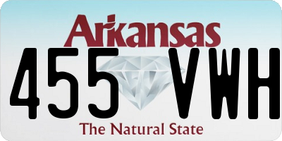 AR license plate 455VWH
