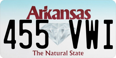 AR license plate 455VWI