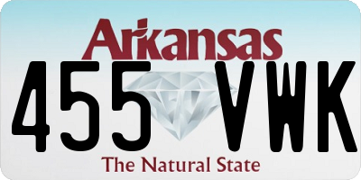 AR license plate 455VWK
