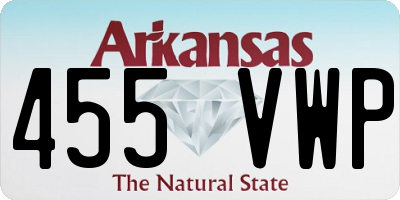 AR license plate 455VWP