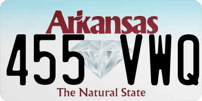 AR license plate 455VWQ