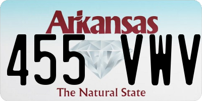AR license plate 455VWV