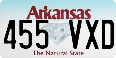 AR license plate 455VXD