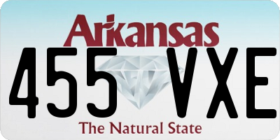 AR license plate 455VXE