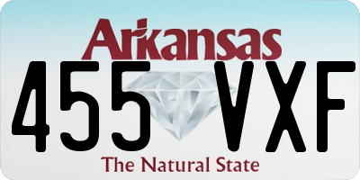 AR license plate 455VXF